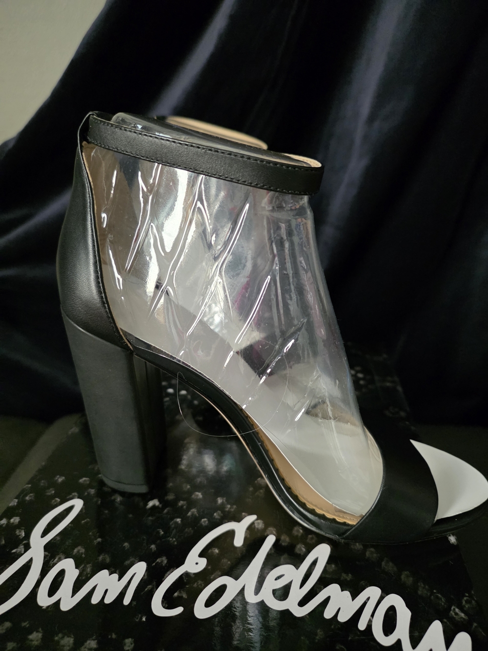 Sam Edelman Black Block High Heel
